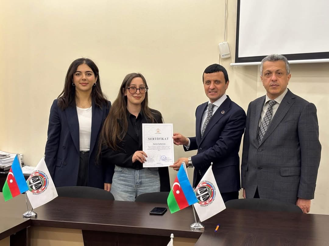 Müxtəlif Vəkil Bürolarında təcrübə keçən könüllülərin sertifikasiyası