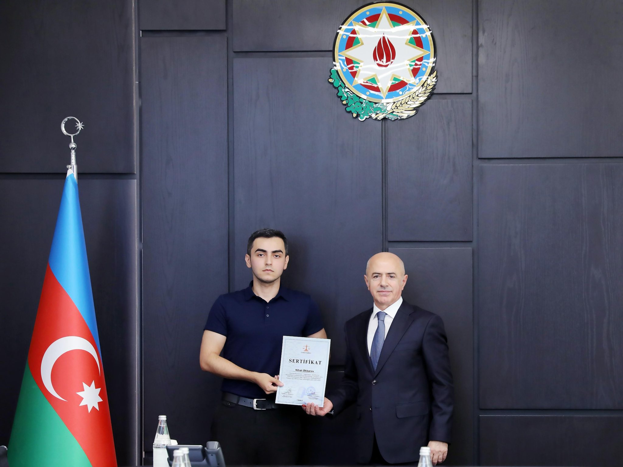 Bakı Apellyasiya Məhkəməsində könüllülərin sertifikasiyası