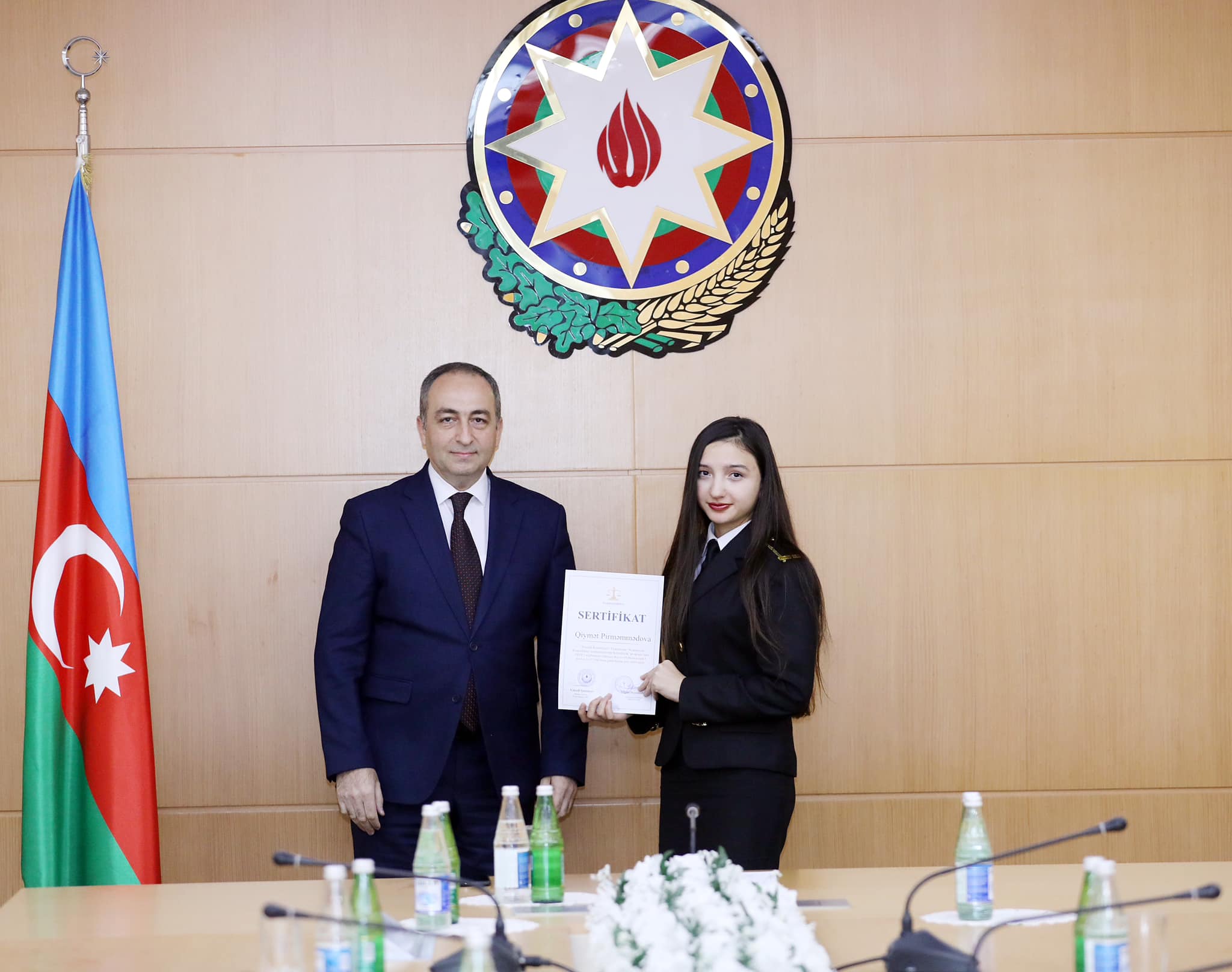 Sabunçu Rayon Məhkəməsində könüllülərin sertifikasiyası