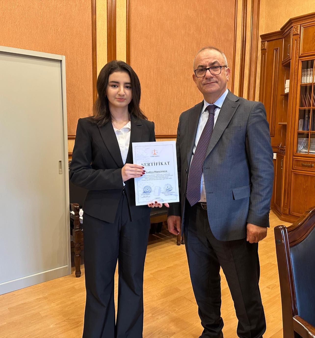 Bakı Hərbi Məhkəməsində könüllülərin sertifikasiyası