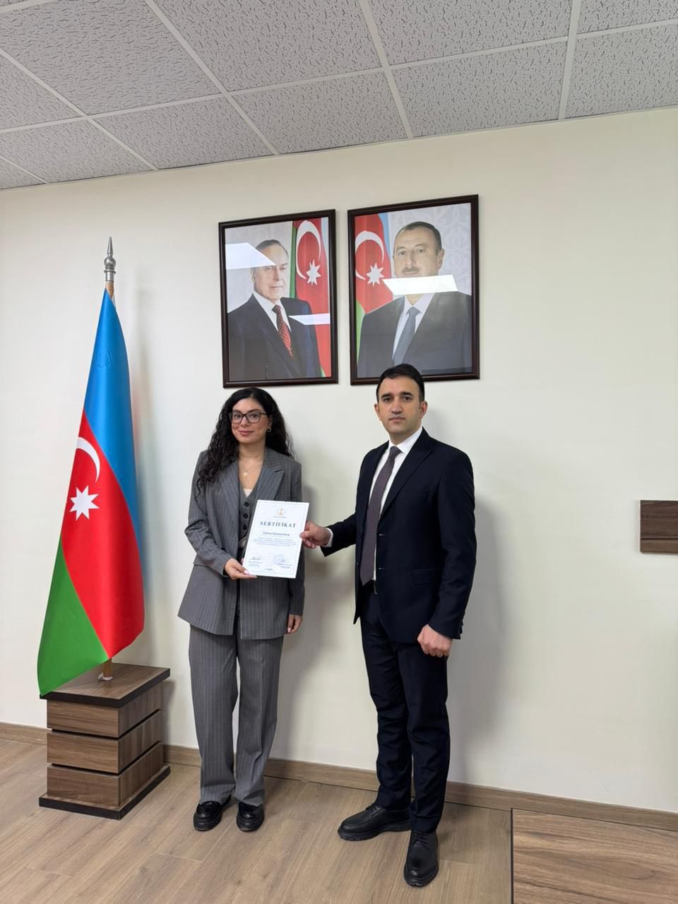 Xankəndi Şəhər  Məhkəməsində könüllülərin sertifikasiyası