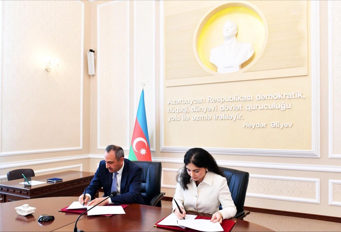 Ədliyyə Nazirliyi ilə  Memorandum imzalanıb