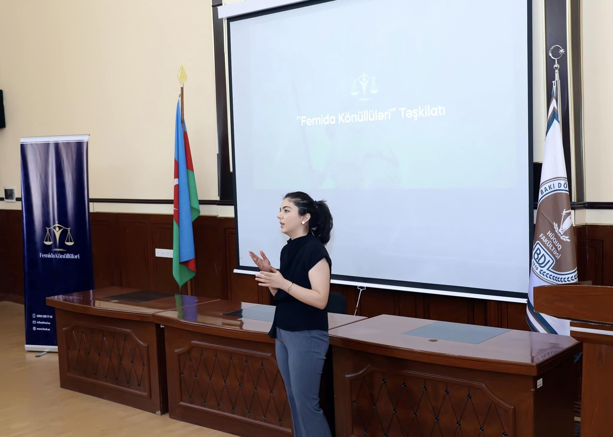 Bakı Dövlət Universitetinin Hüquq Fakültəsində infosessiya
