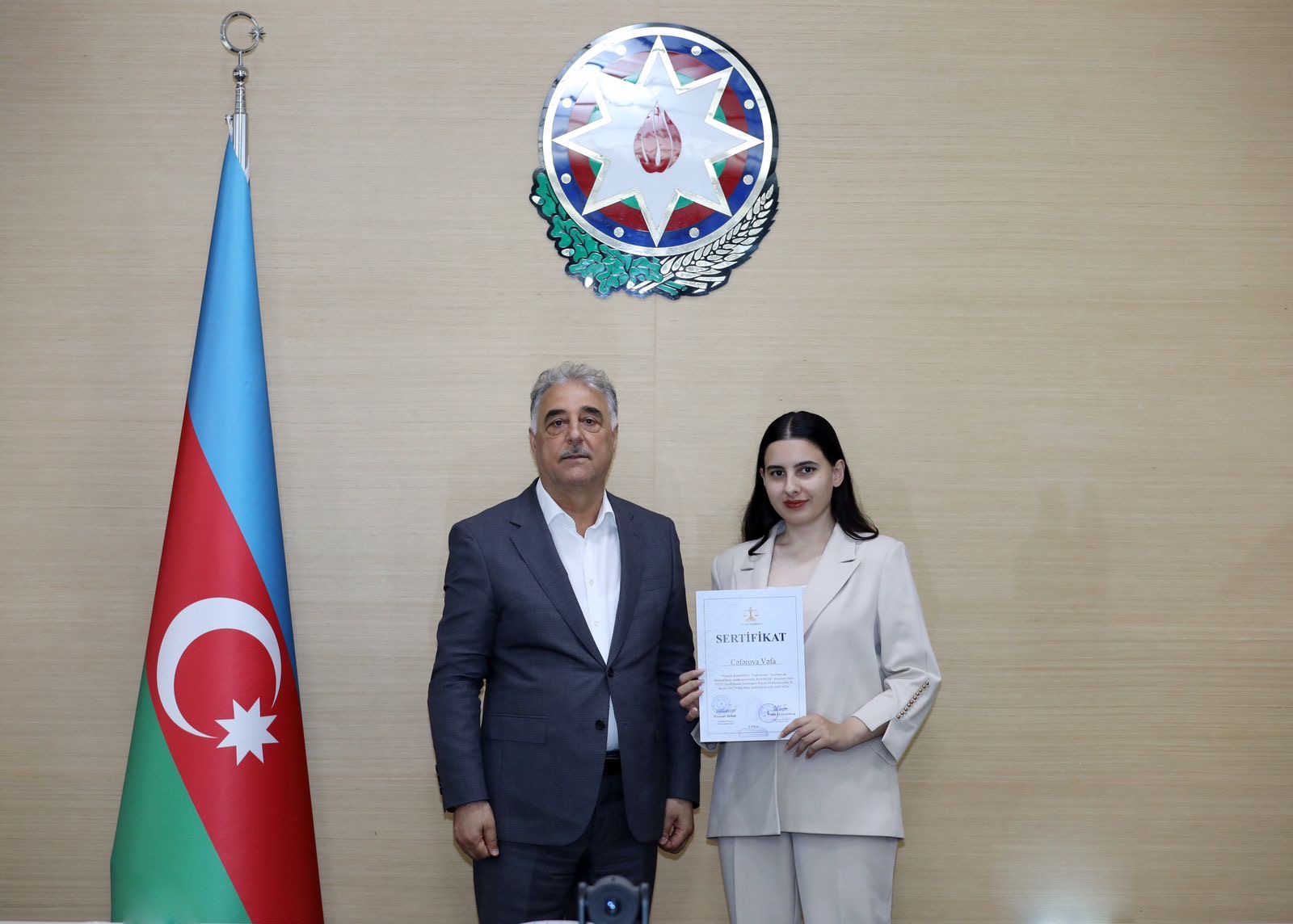 Nərimanov Rayon Məhkəməsində könüllülərin sertifikasiyası