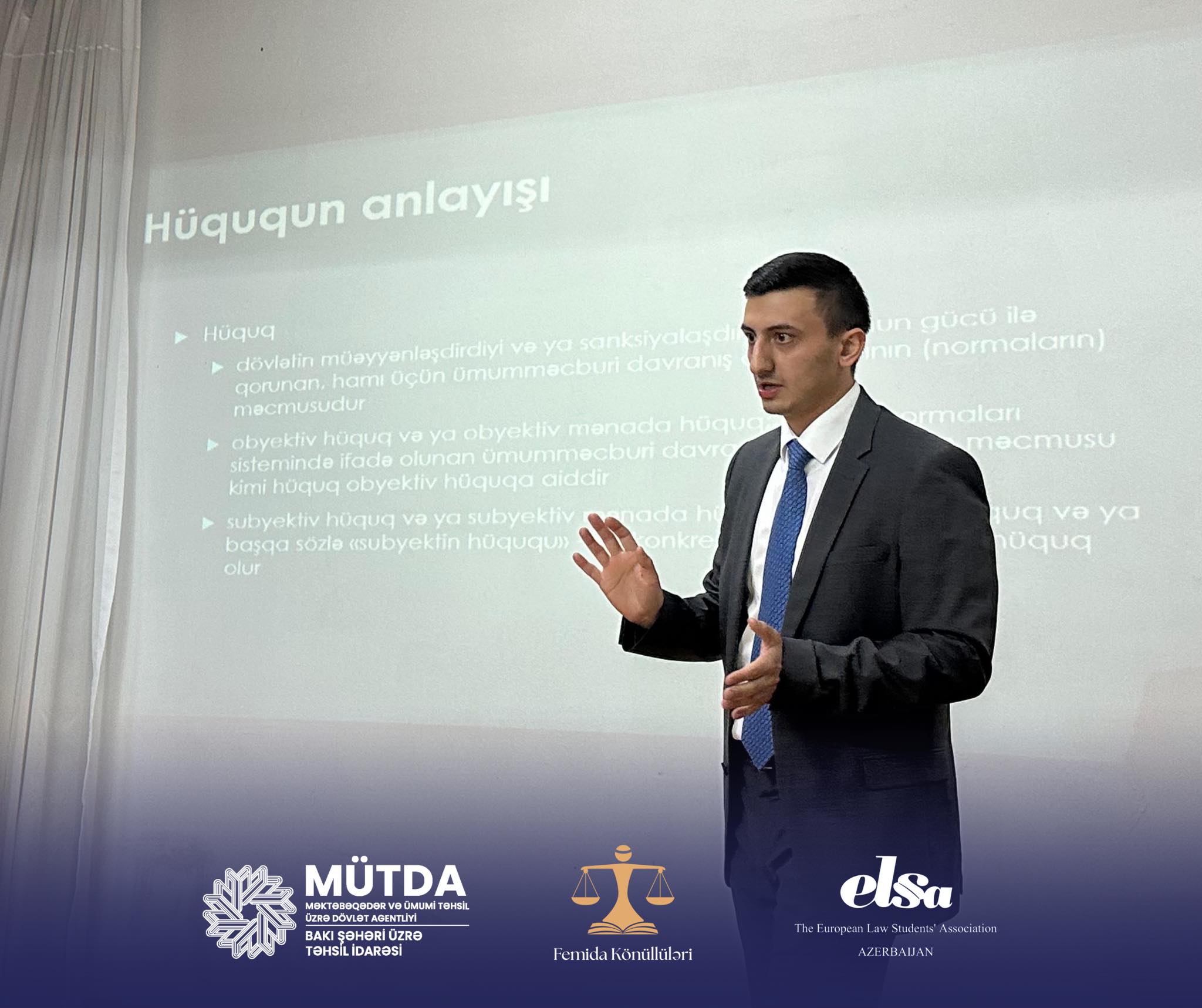 “Gənc hüquq müdafiəçiləri” layihəsi çərçivəsində təlimlər təşkil olunub