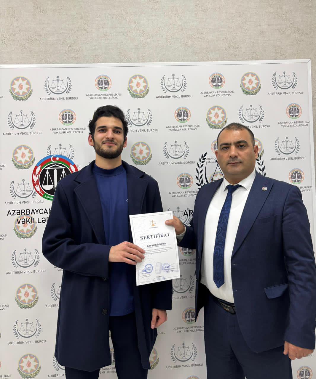 “Arbitrium” Vəkil Bürosunda könüllülərin sertifikasiyası