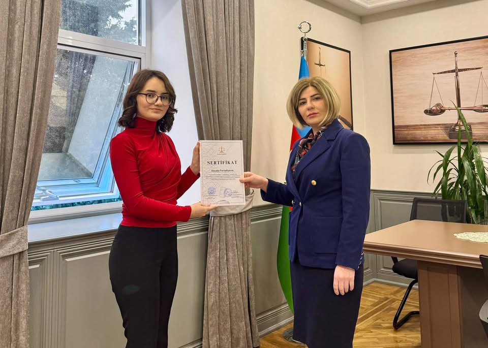 Xəzər Rayon Məhkəməsində könüllülərin sertifikasiyası